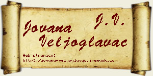 Jovana Veljoglavac vizit kartica